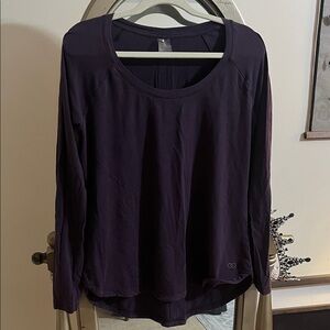 CALIA by Carrie Underwood Dark Purple Long Sleeve Top